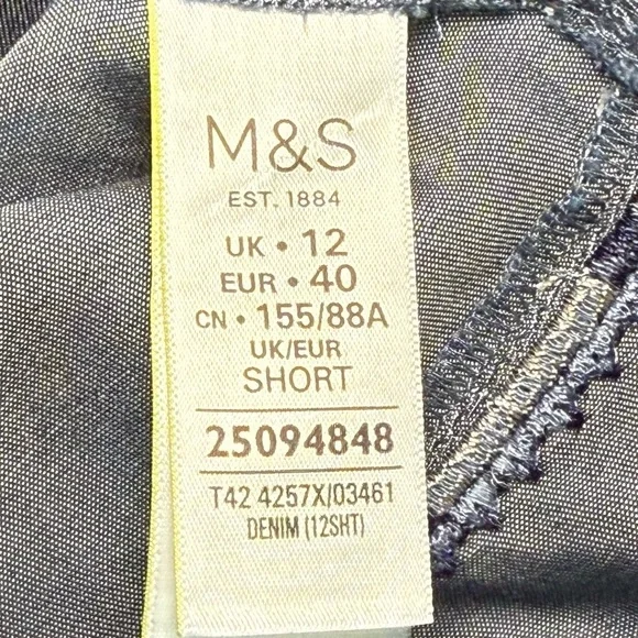 Marks & Spencer Collection Embroidered MIDI Dress 10 - Picture 13 of 15